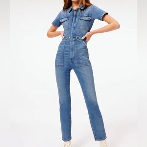 Good American Fit for Success Denim Jumpsuit